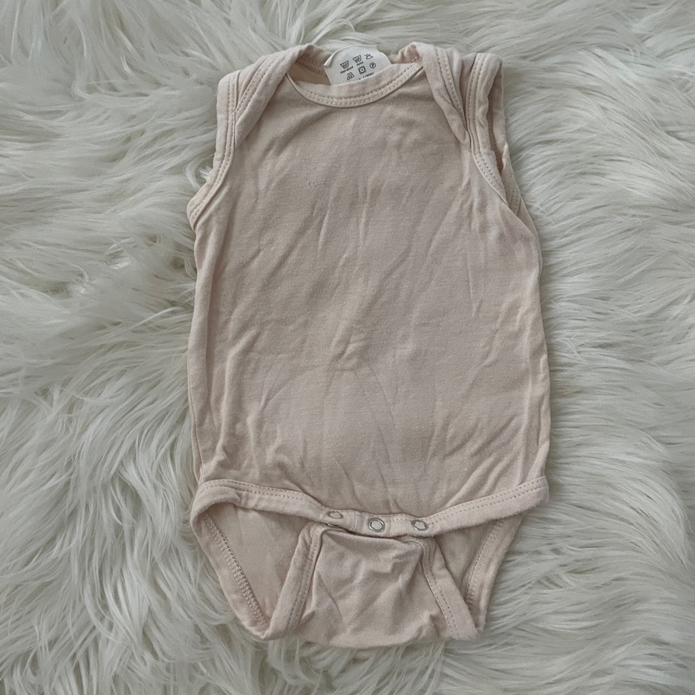 Spearmint love sleeveless onesie